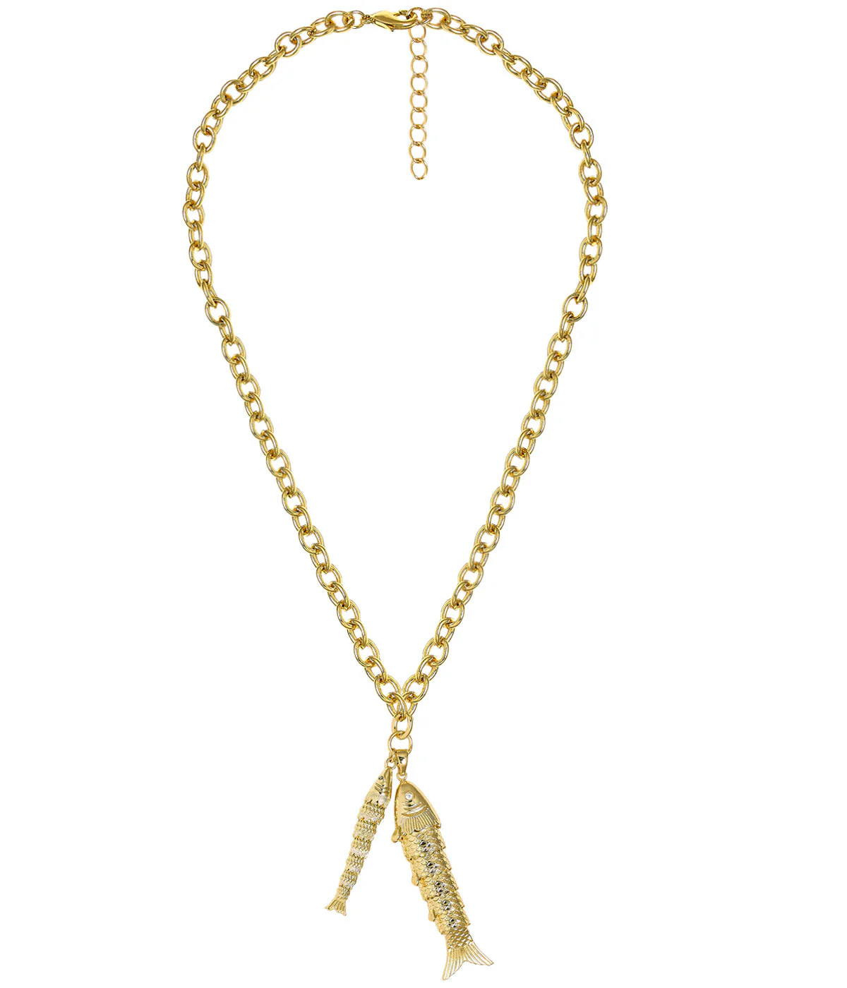 Lucky Double Fish Necklace- Momma and Baby Fish | Lisi Lerch Inc