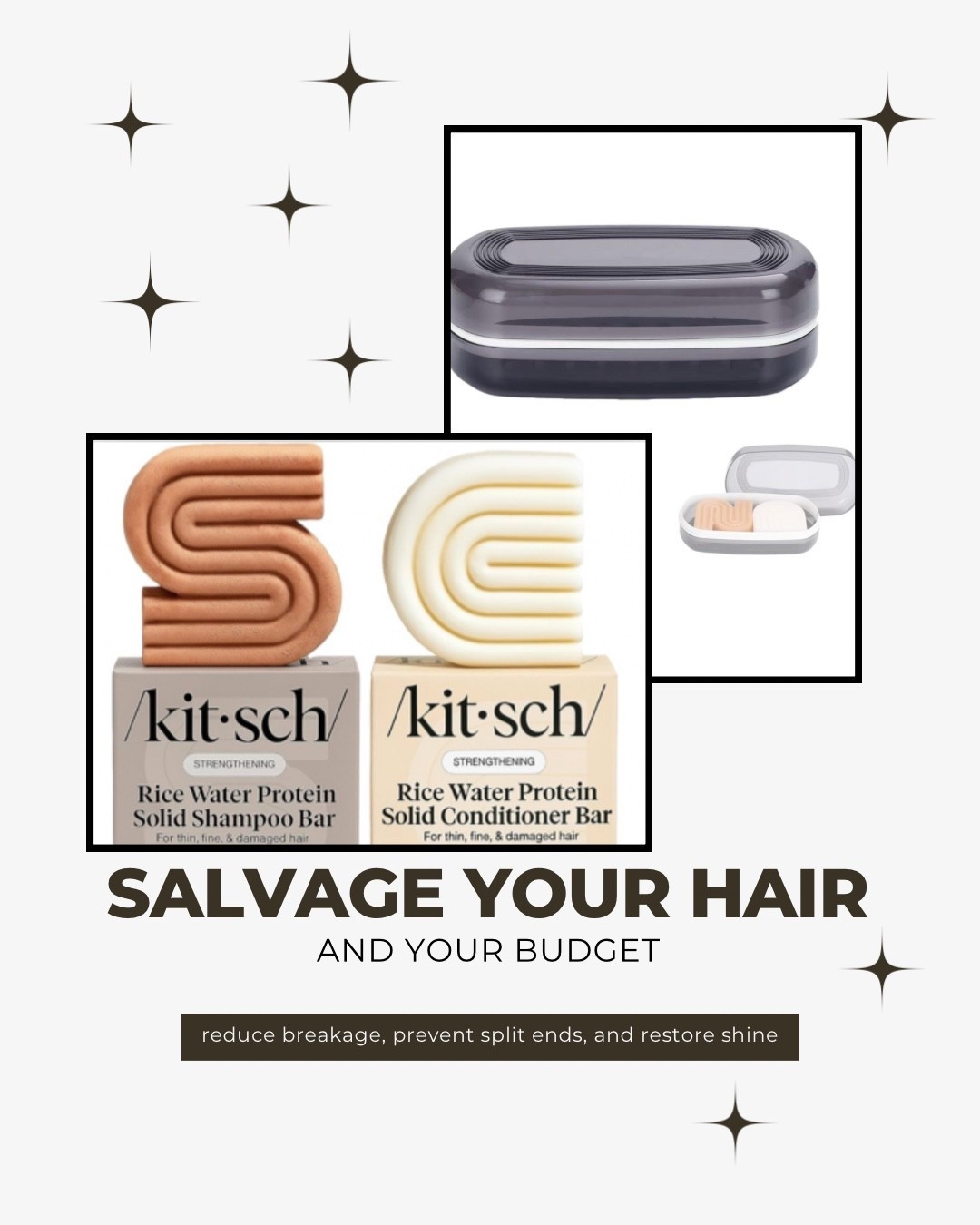 These shampoo and conditioner bars have been SO GOOD for my hair—& not to mention they are so practical! No plastic bottle waste, great quality, EASY to travel with and they last forevvverrrr!! Would ALSO make A GREAT gift! 

These have helped reduce breakage & prevent split ends for wayyy longer, I feel, and I have even noticed more shine! ✨

#LTKGiftGuide #LTKHoliday #LTKselfcare