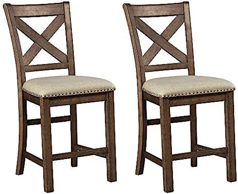 Signature Design by Ashley Moriville Counter Height Bar Stool, Beige | Amazon (US)