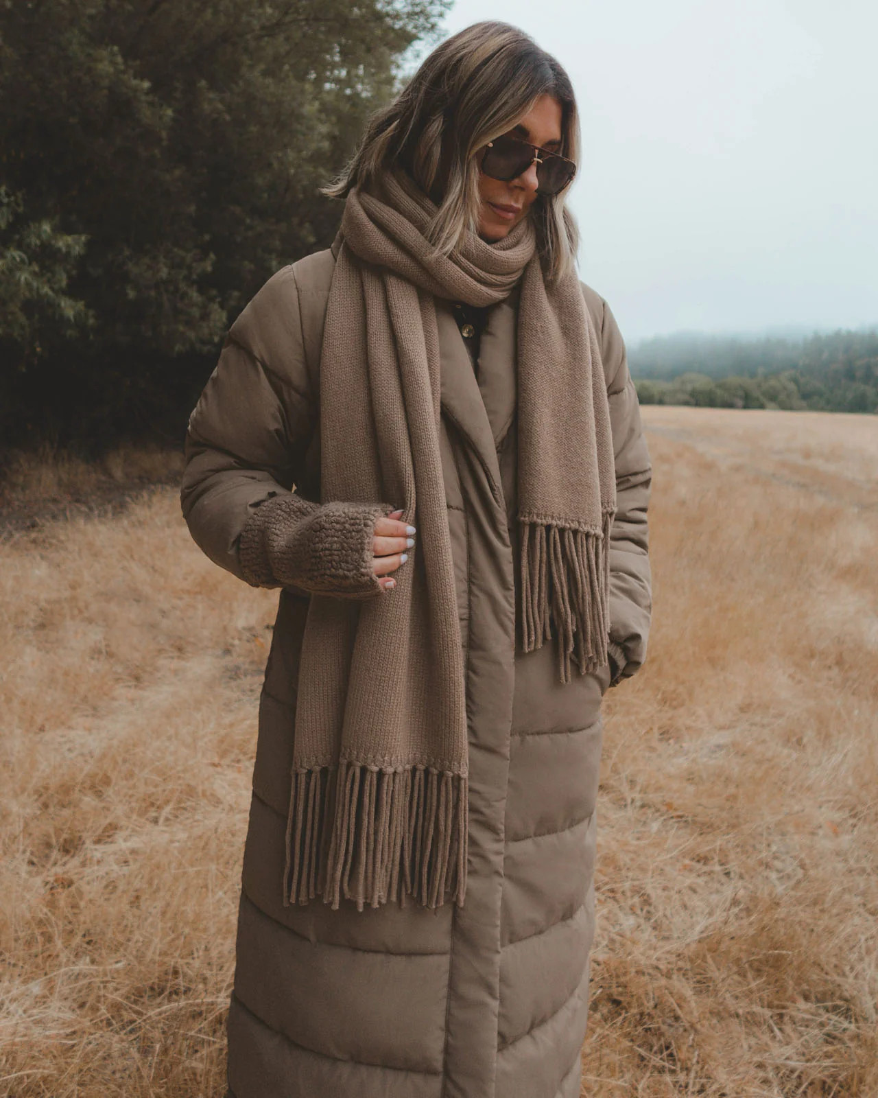 Splendid x @Cellajaneblog Long Puffer Coat | Splendid