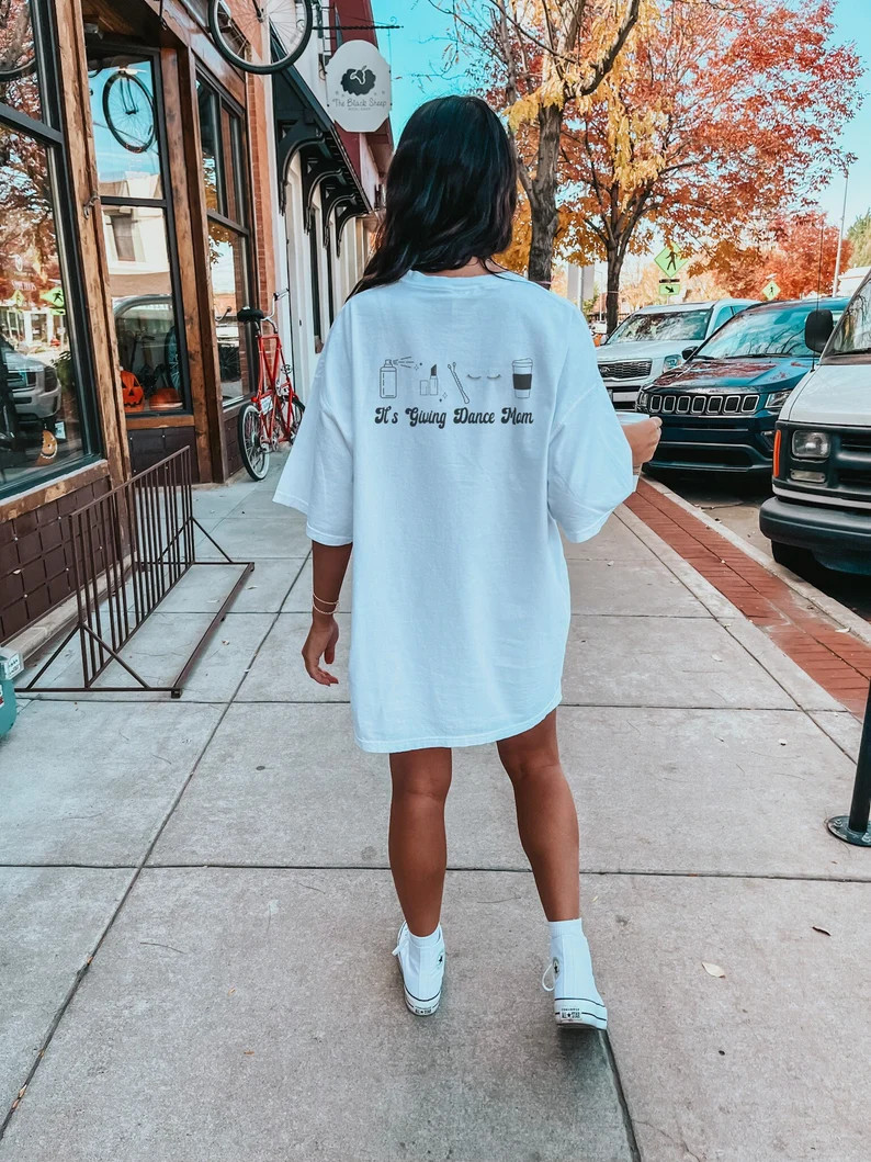 Its Giving Dance Mom Comfort Colors Shirt Dance Mom Tshirt - Etsy | Etsy (US)