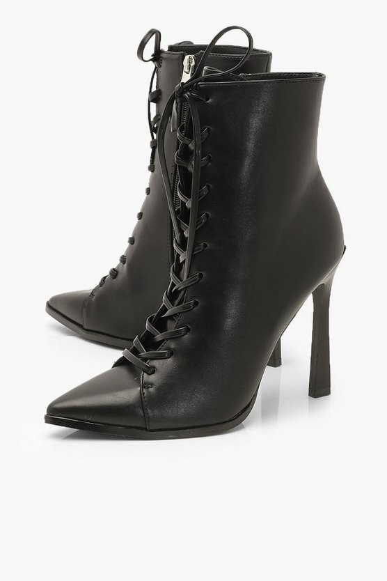 Lace Up Shoe Boots | boohoo | Boohoo.com (US & CA)