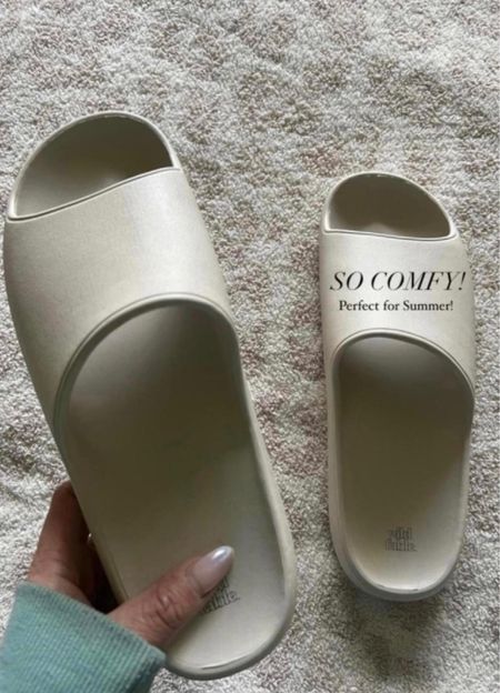 Such comfy slides! Target for the win! 🎯 Summer slides, sandals, run true to size, neutral sandals, comes in multiple colors, perfect for travel and vacation, #LaidbackLuxeLife

Sandals: Run TTS

Follow me for more fashion finds, beauty faves, lifestyle, home decor, sales and more! So glad you’re here!! XO, Karma

#LTKSeasonal #LTKShoeCrush #LTKFindsUnder50