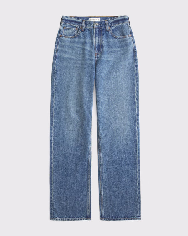 Curve Love High Rise Loose Jean | Abercrombie & Fitch (US)