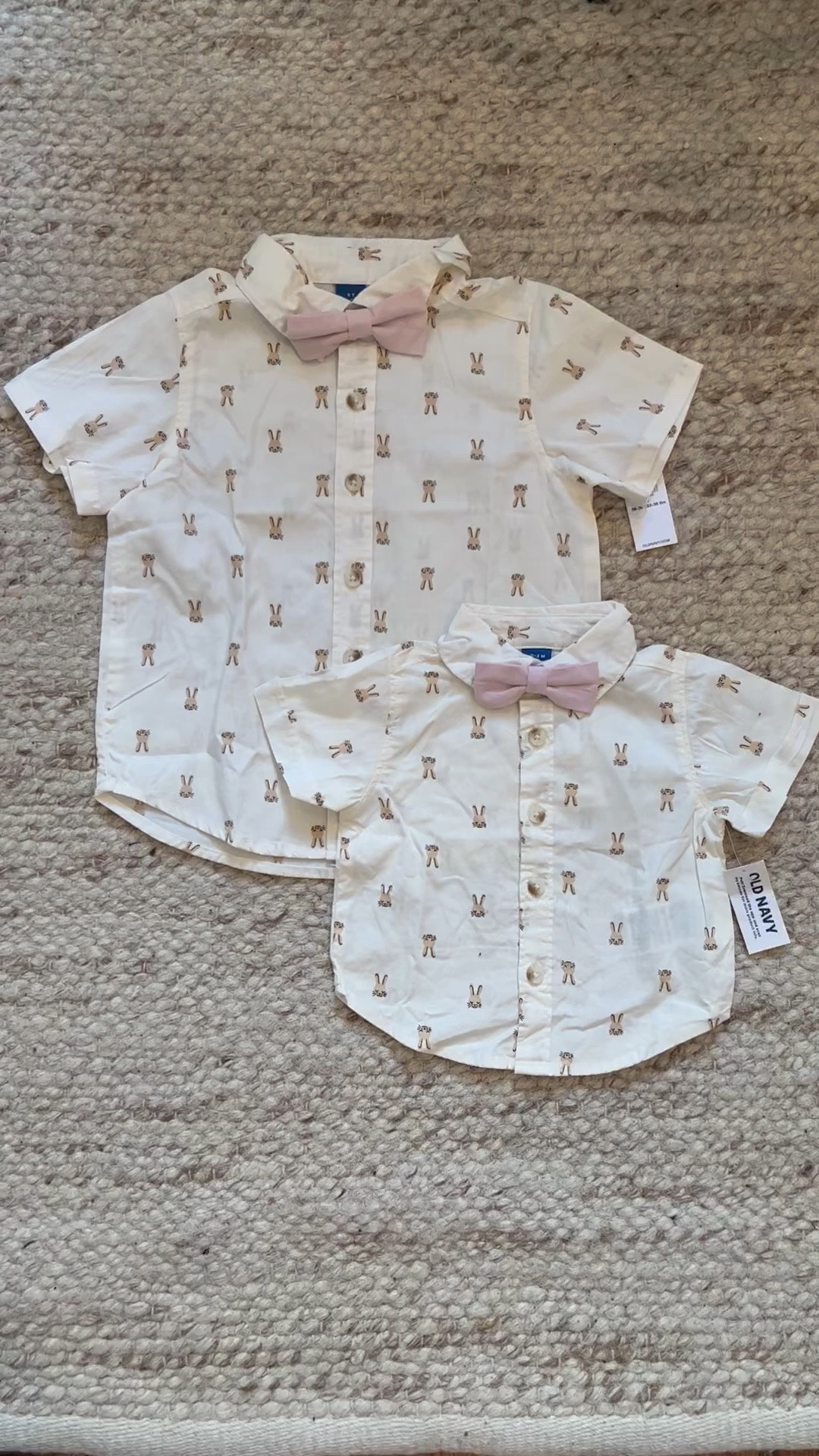 Matching Baby and Toddler Easter Shirts 🐰

Shirt and bow tie - Easter outfit - boys Easter outfit - Easter bunny shirt 

TODDLER EASTER SHIRT - ON SLAE TODAY ONLY!

Toddler Easter outfit - shirt and bow tie - Easter clothes - Easter bunny shirt - sale find - toddler boys clothes - old navy kids - old navy sale - old navy baby - Easter outfit - toddler boy fashion and style - affordable kids wear 
