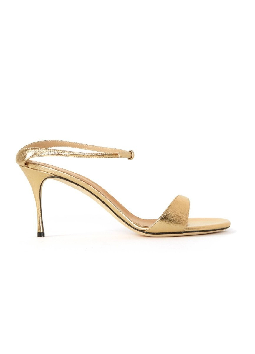 Laminated Leather Sandal | St. John Knits