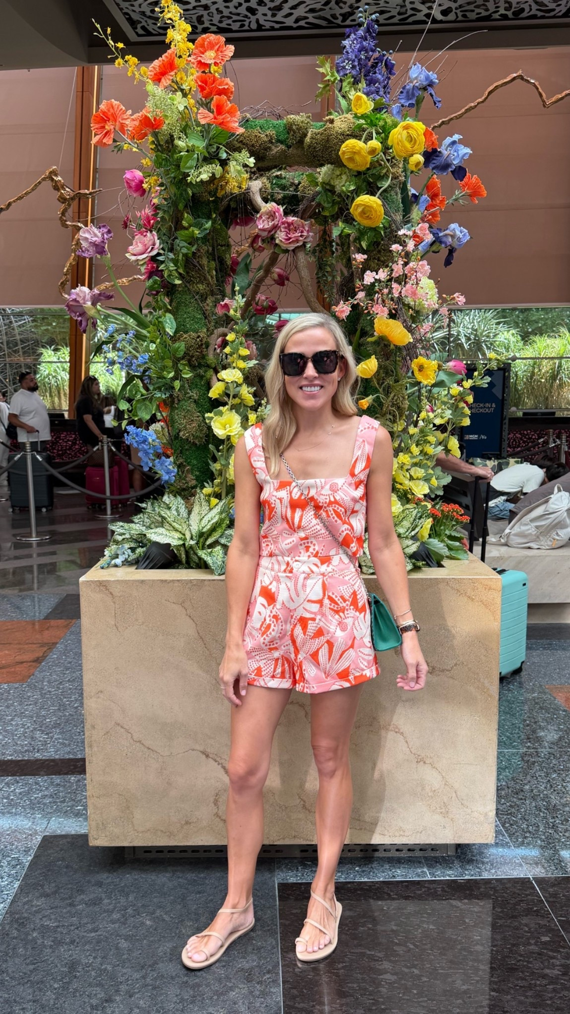 matching LuLu Set and the worlds most comfortable sandals

#LTKOver40 #LTKTravel #LTKootd