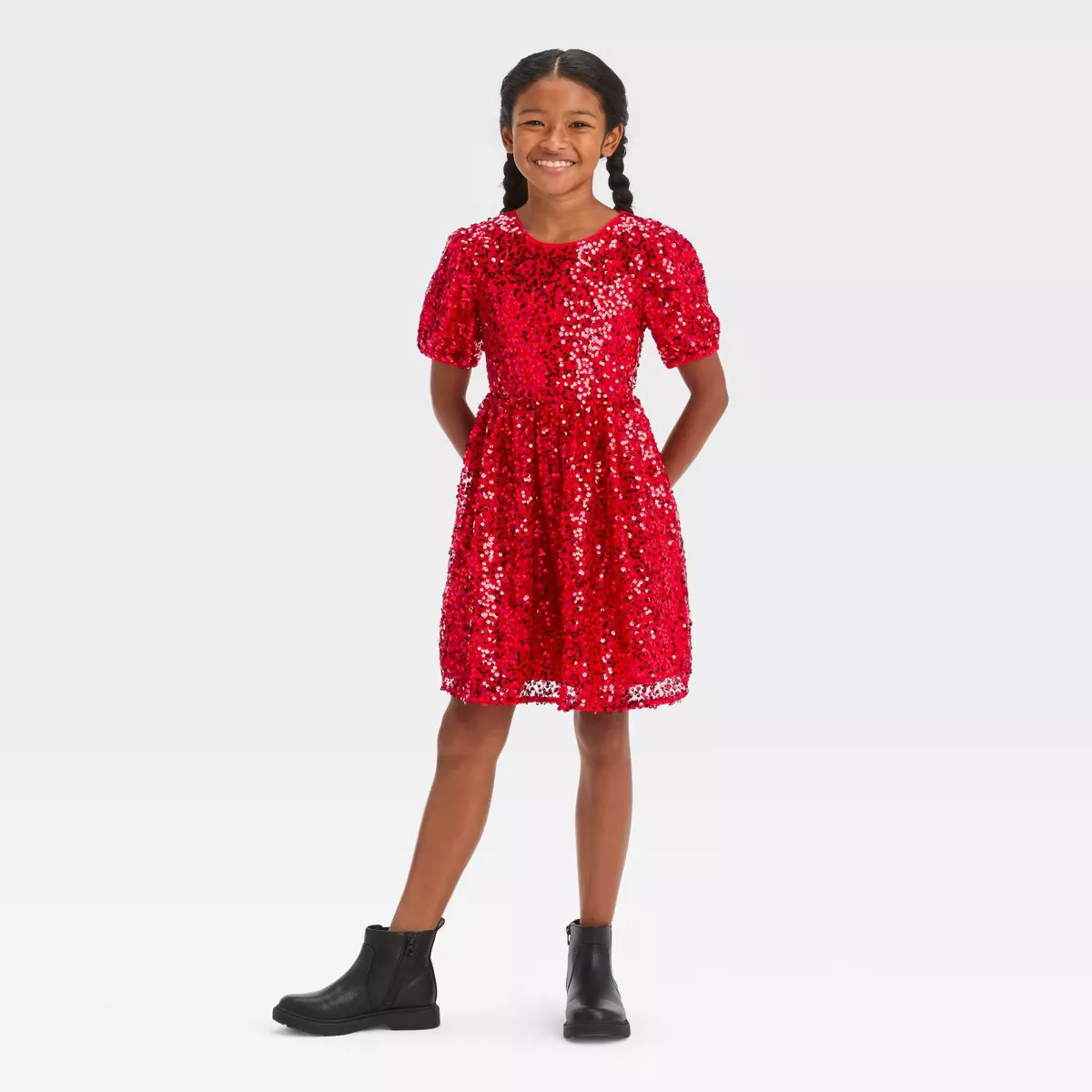 Target girls sequin store dress