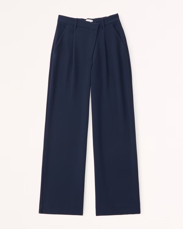 Tailored Ultra Wide Leg Pants | Abercrombie & Fitch (US)