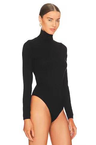 Bardot Katja Roll Neck Knit Bodysuit in Black from Revolve.com | Revolve Clothing (Global)