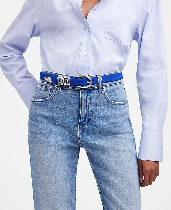 Triple Metal Keeper Belt | Madewell