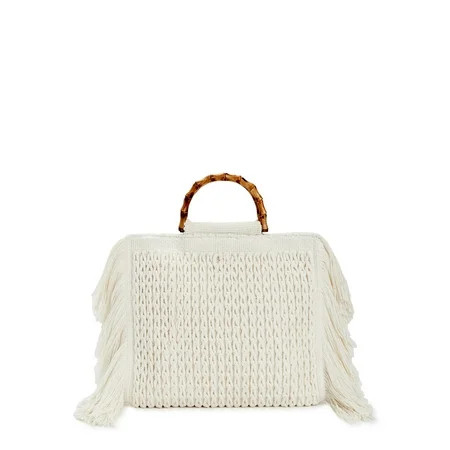 Scoop Fringed Carpet Bag | Walmart (US)