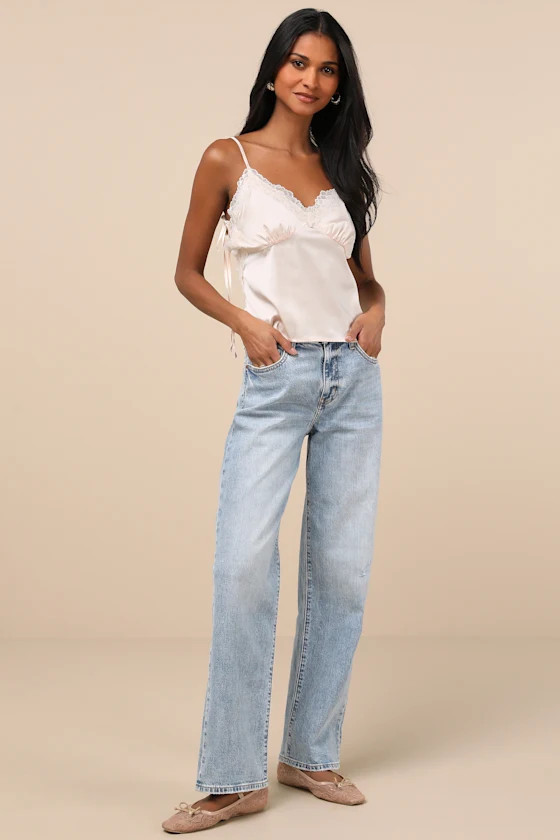 1999 Light Wash Denim Baggy High-Rise Jeans | Lulus