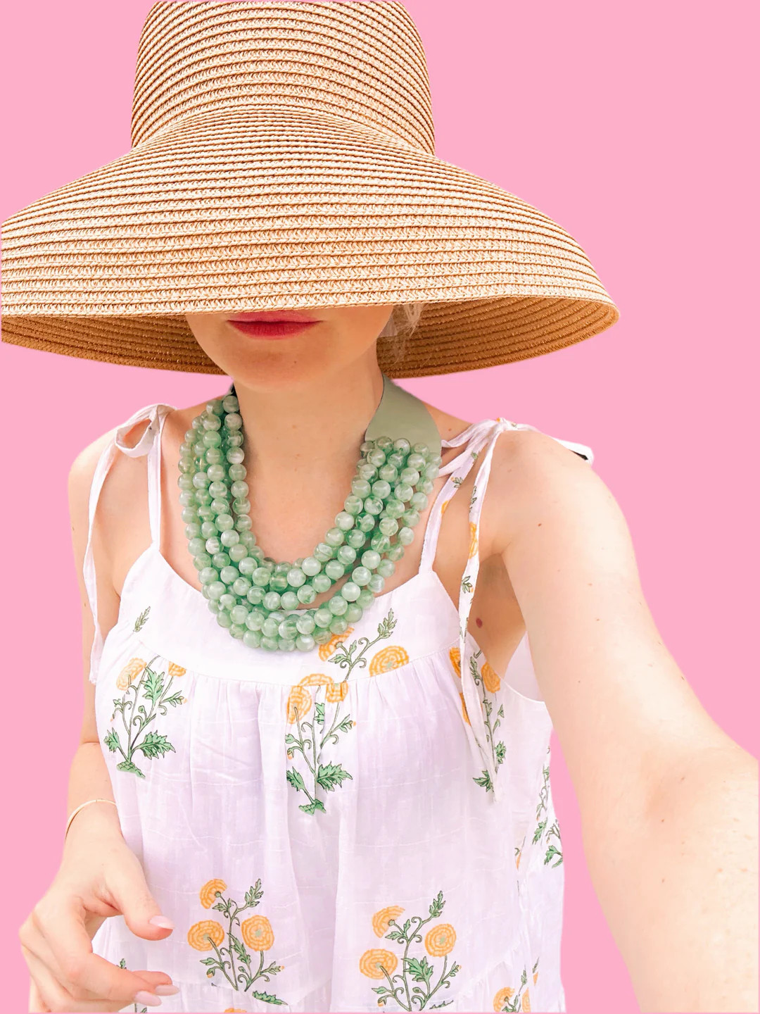 CHUNKY BEADED LAYERED NECKLACE | Teggy French