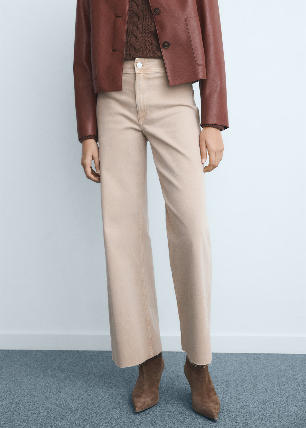 Catherin culotte high-rise jeans | Mango (US/MX/AU)