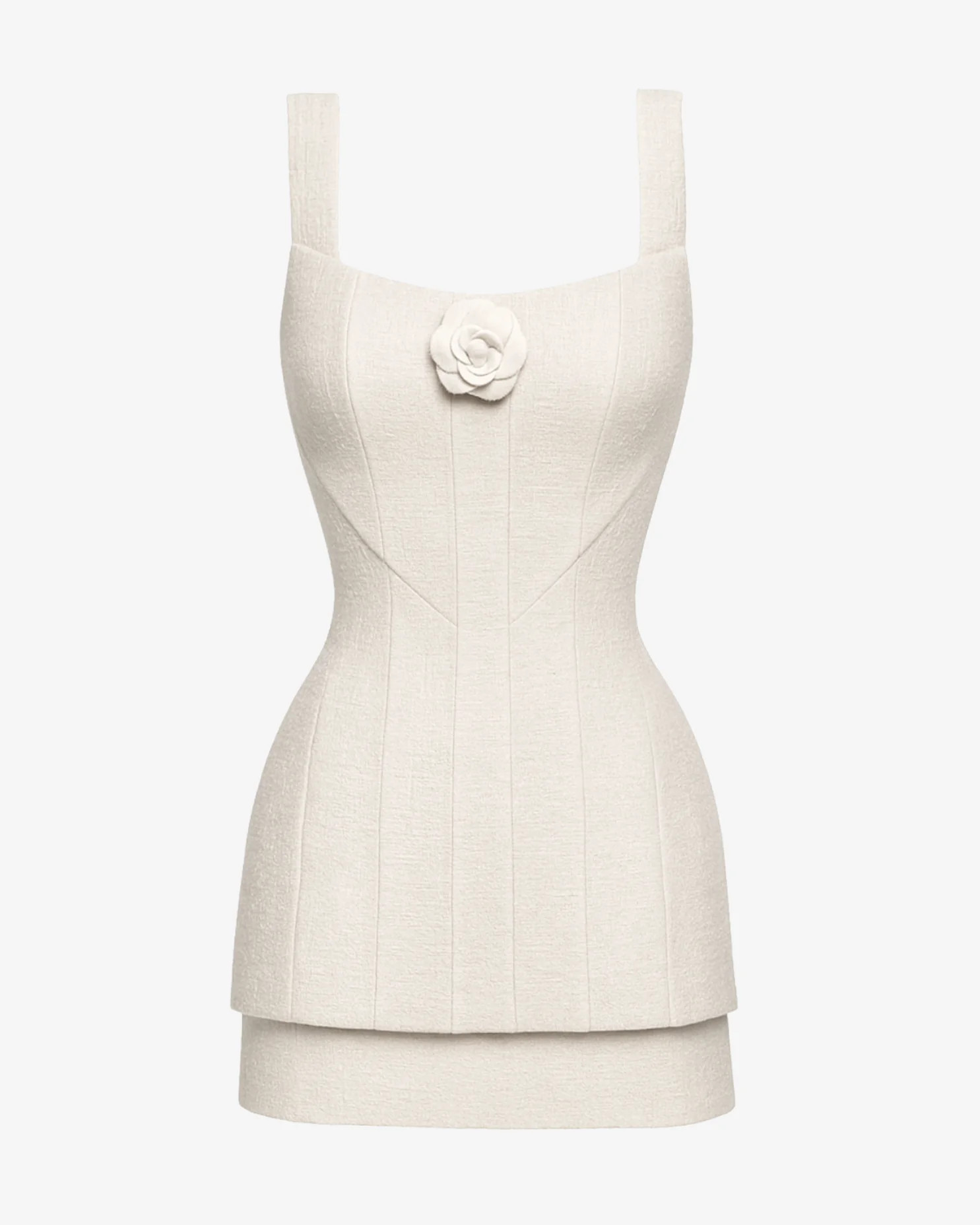 The boucle flower mini dress | Heiress Beverly Hills