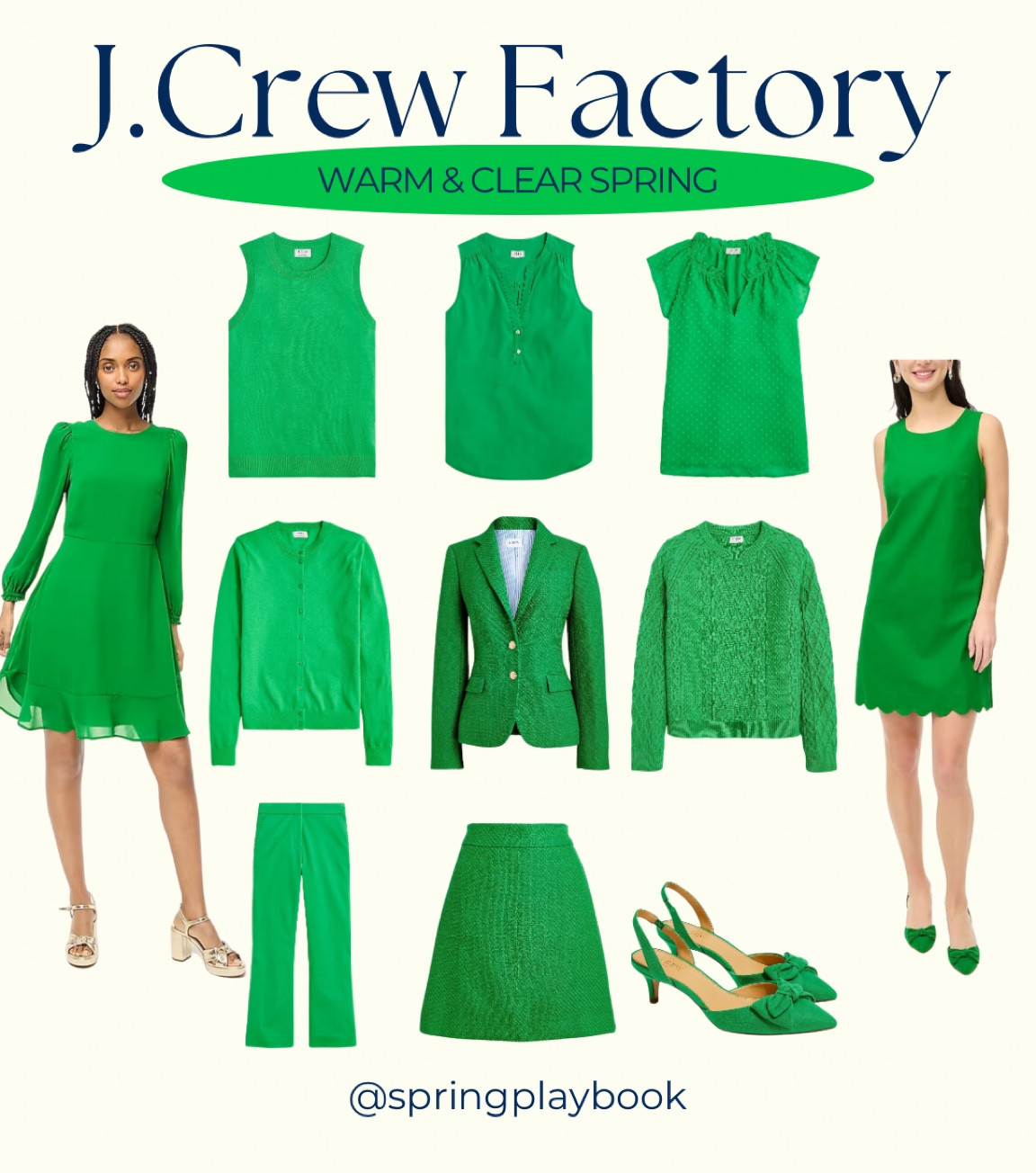 New Warm & Clear Spring Green work wear! 

#createdcolorful #createdcolorfulspring #hocspring #tcispring #pcaspring #warmspring #truespring #brightspring #clearspring #paintboxspring #bluespring