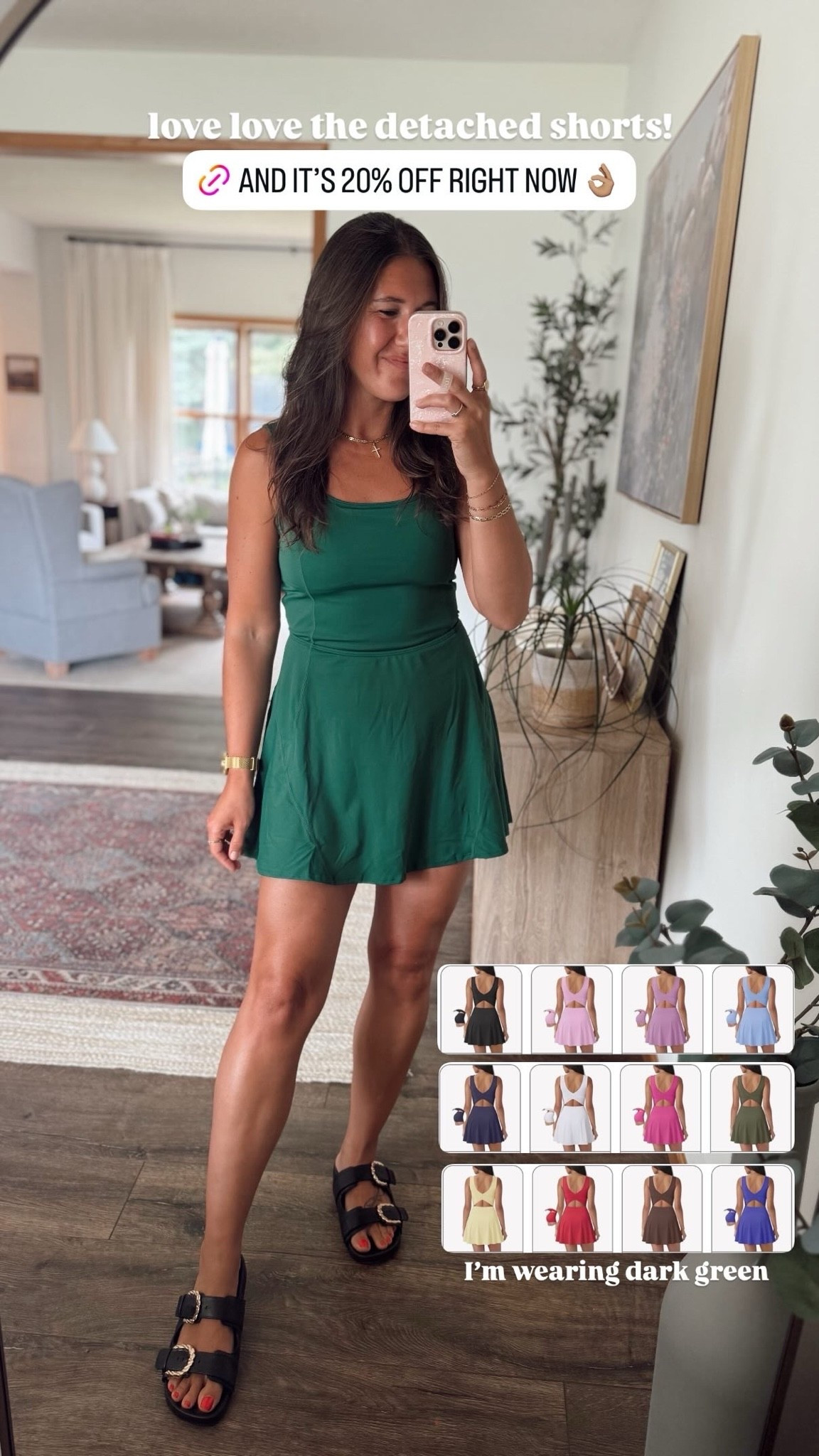 Activewear dress 20% off! I’m wearing dark green in medium

#LTKootd #LTKgrwm #LTKActive