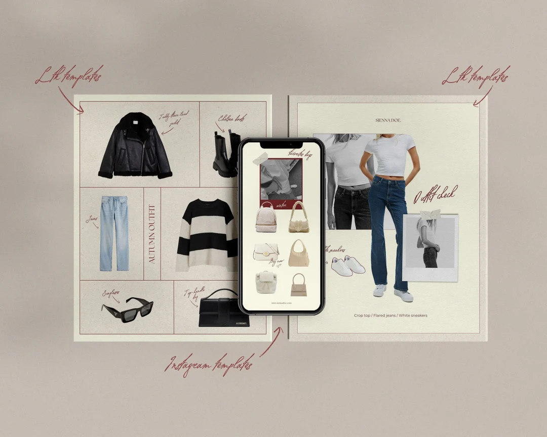 Editable Canva LTK Instagram Template, LTK Template, Instagram Canva Template, LTK Fashion Templa... | Etsy (US)