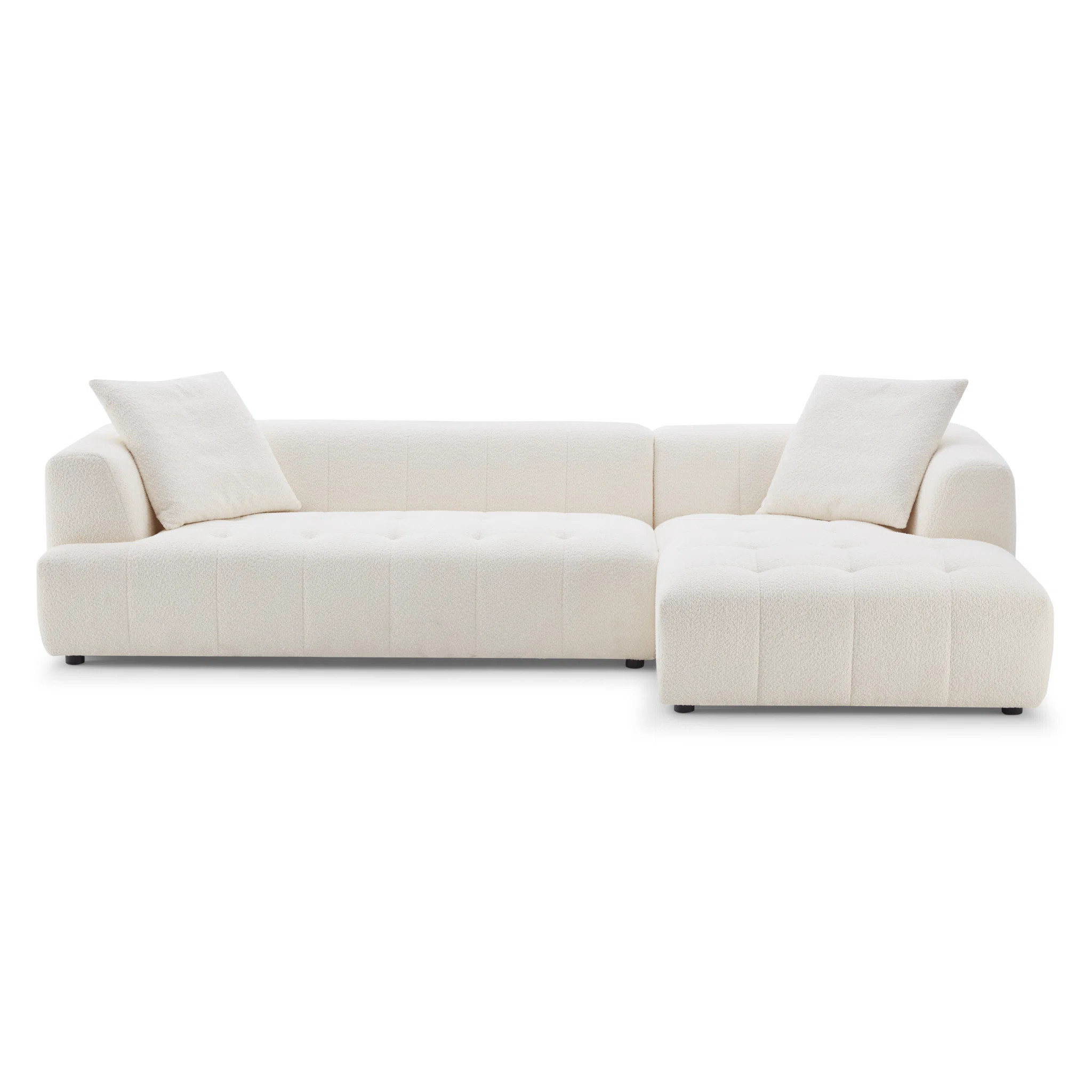 AllModern Melinda 2 - Piece Upholstered Sectional & Reviews | Wayfair | Wayfair North America