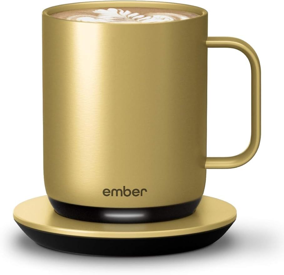 NEW Ember Temperature Control Smart Mug 2, 10 oz, Gold, 1.5-hr Battery Life - App Controlled Heat... | Amazon (US)