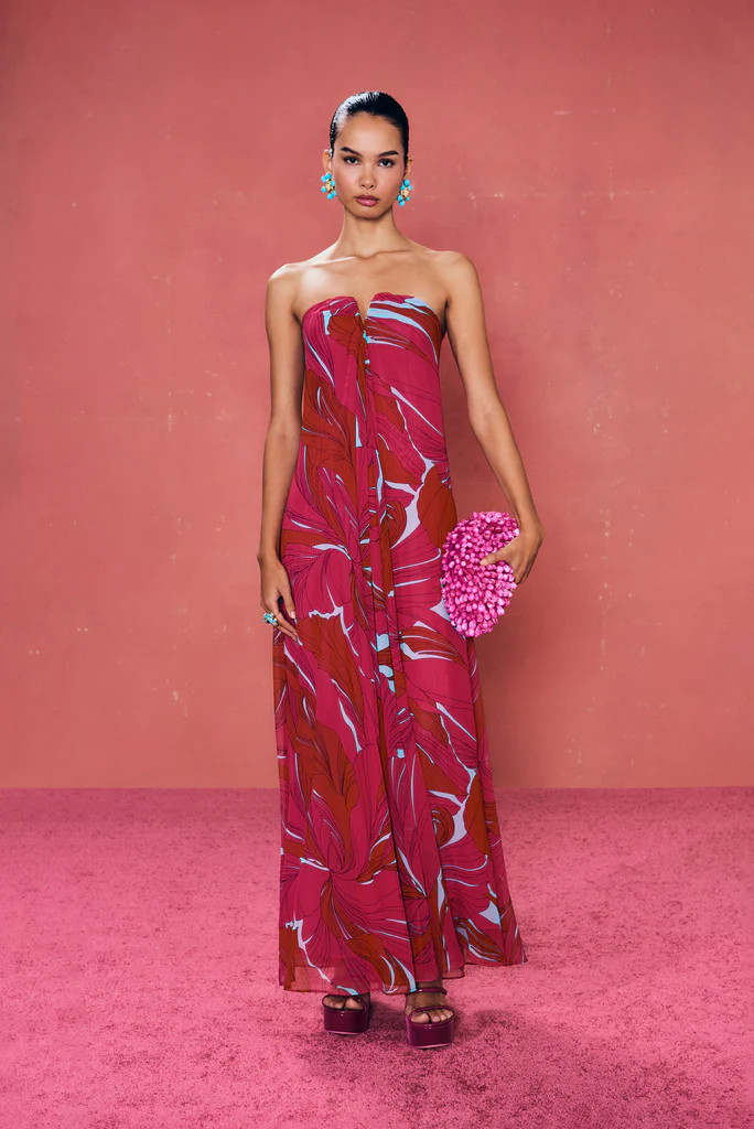 JANELLE GOWN - CHANTARELLE PINK | Cult Gaia - US