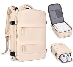 coofay Large Personal Item Travel Backpack For Women Men Airline Approved Carry On Backpack Fligh... | Amazon (US)