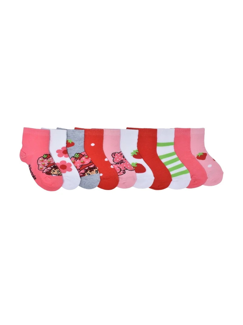 Character Toddler Ankle Socks, 10-Pack, Sizes 12M-5T | Walmart (US)
