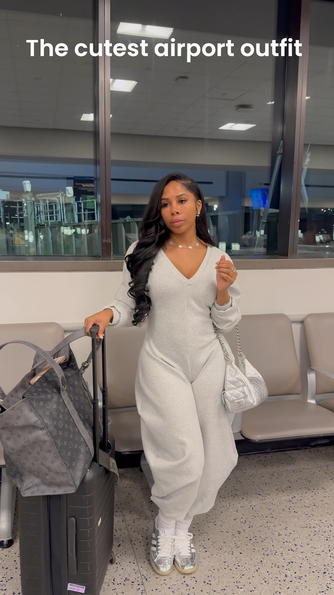 The cutest travel fit, I love how soft and cozy this jumpsuit is 🤍



#LTKootd #LTKTravel #LTKselfcare