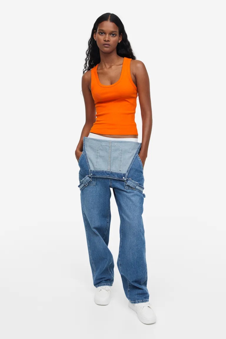 Ribbed Cotton Tank Top | H&M (US + CA)