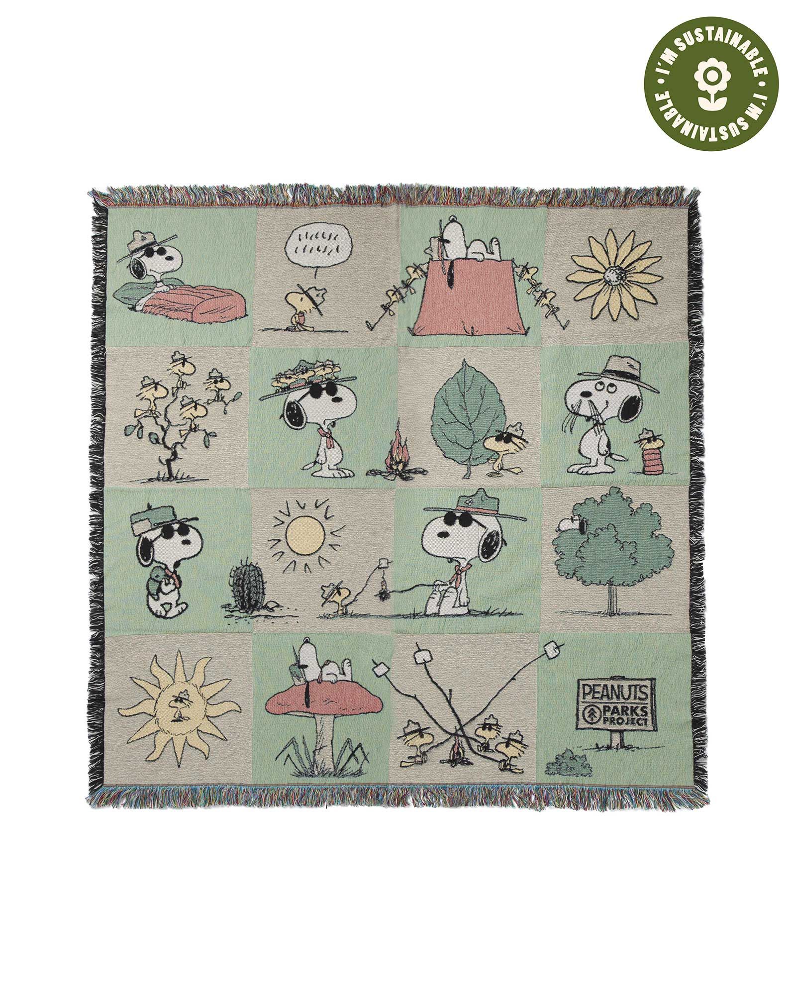Peanuts x Parks Project Organic Cotton Blanket | Parks Project