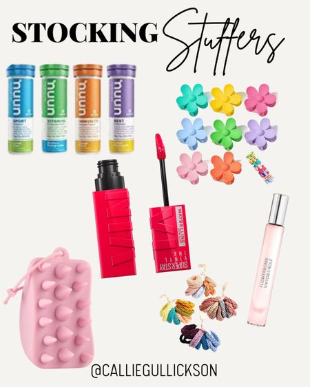 These are the perfect stocking stuffers! The maybelline lipstick and Nuun hydration tablets are a must! 

#LTKHoliday #LTKGiftGuide #LTKunder50