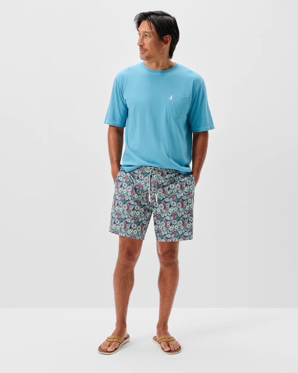 Half Elastic 7" Swim Trunks | johnnie O