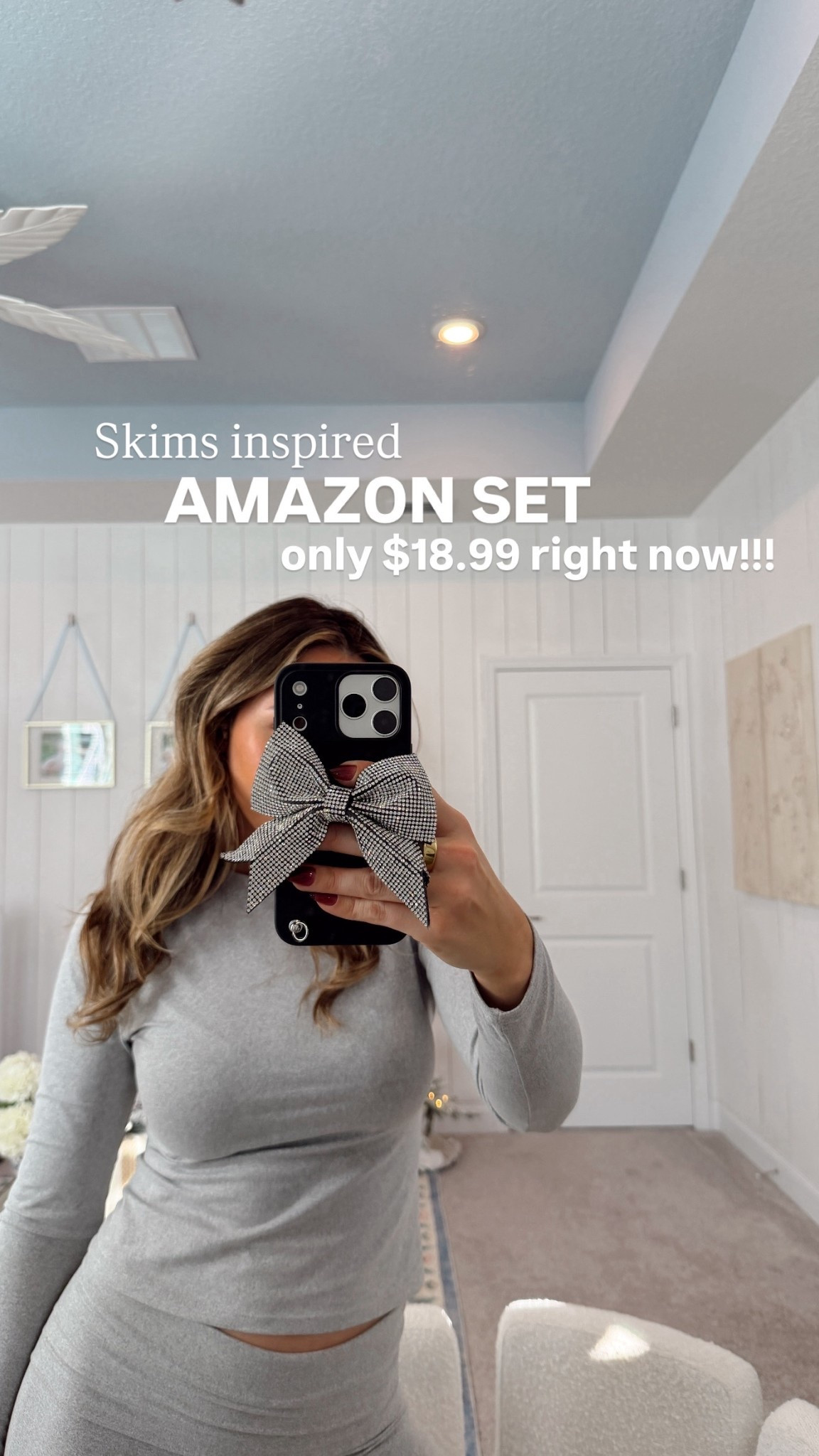 Major deal alert!! Skims inspired Amazon set is on sale for under $20!! It is WARM. Almost thermal. Such a great quality set I wear a lot. Wearing small true to size  

#LTKHoliday #LTKGiftGuide #LTKdayinmylife