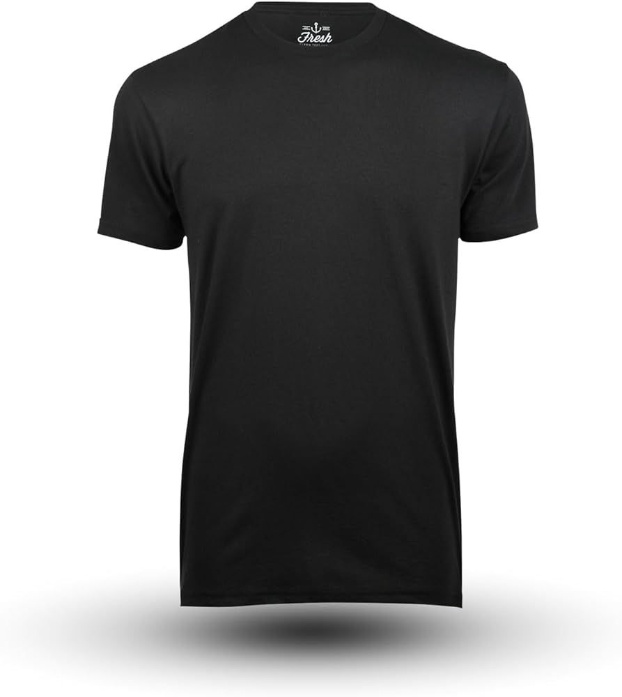 Fresh Clean Threads Mens Crewneck T-Shirt - Pre Shrunk Soft Fitted Premium Tee - Men’s T-Shirts... | Amazon (US)