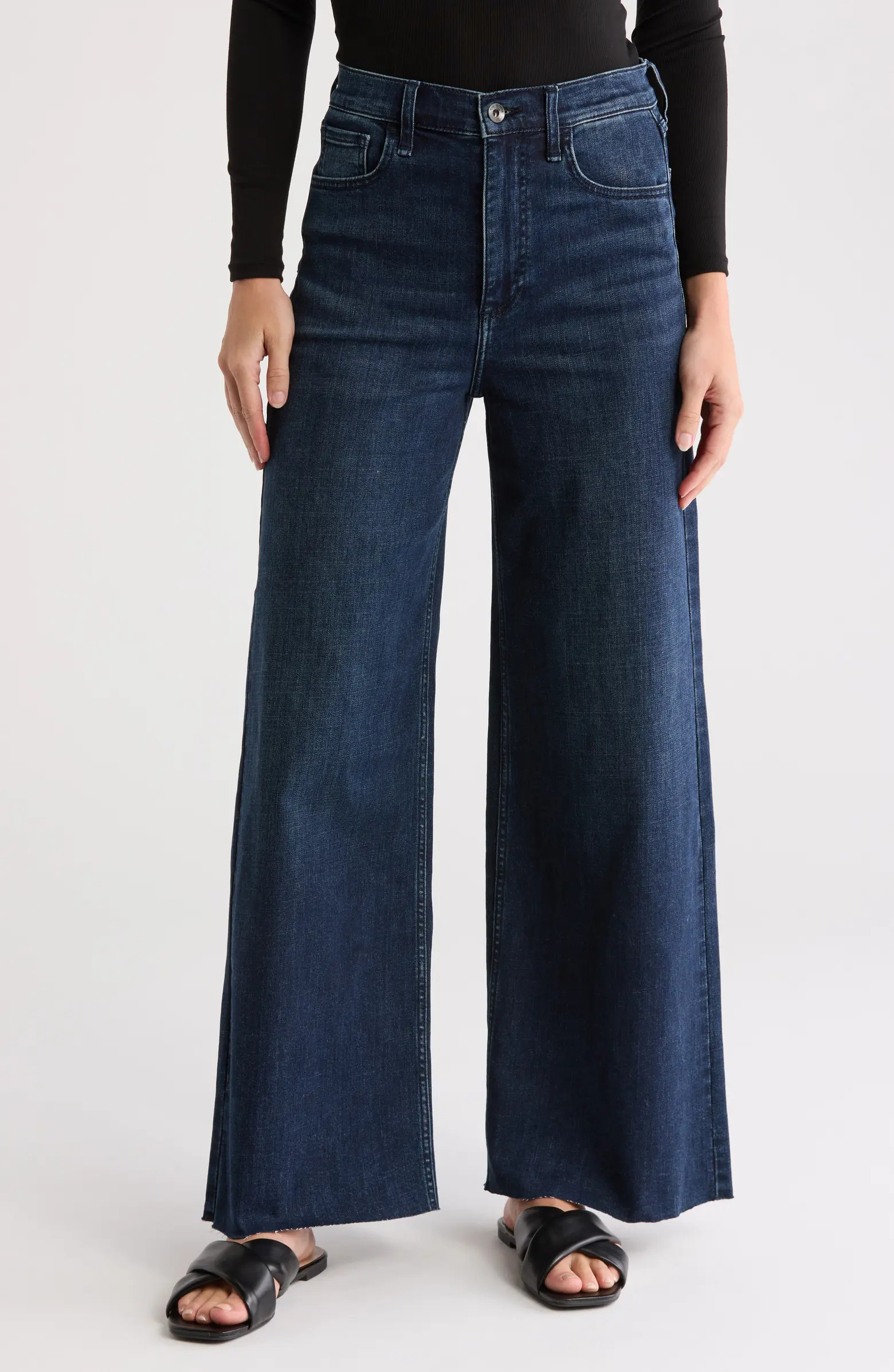 rag & bone Serena High Waist Wide Leg Jeans | Nordstromrack | Nordstrom Rack
