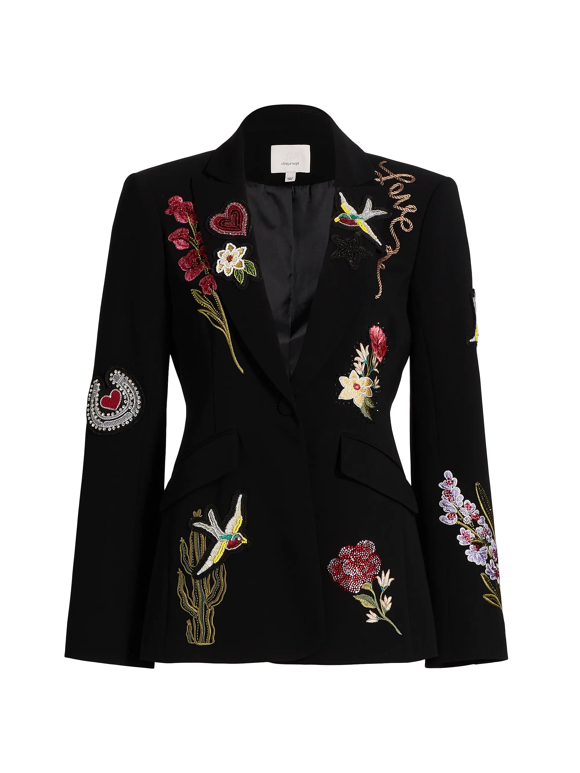 Amour Cheyenne Embroidered Blazer | Saks Fifth Avenue