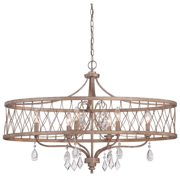 West Liberty 6 - Light Dimmable Drum Chandelier | Wayfair North America