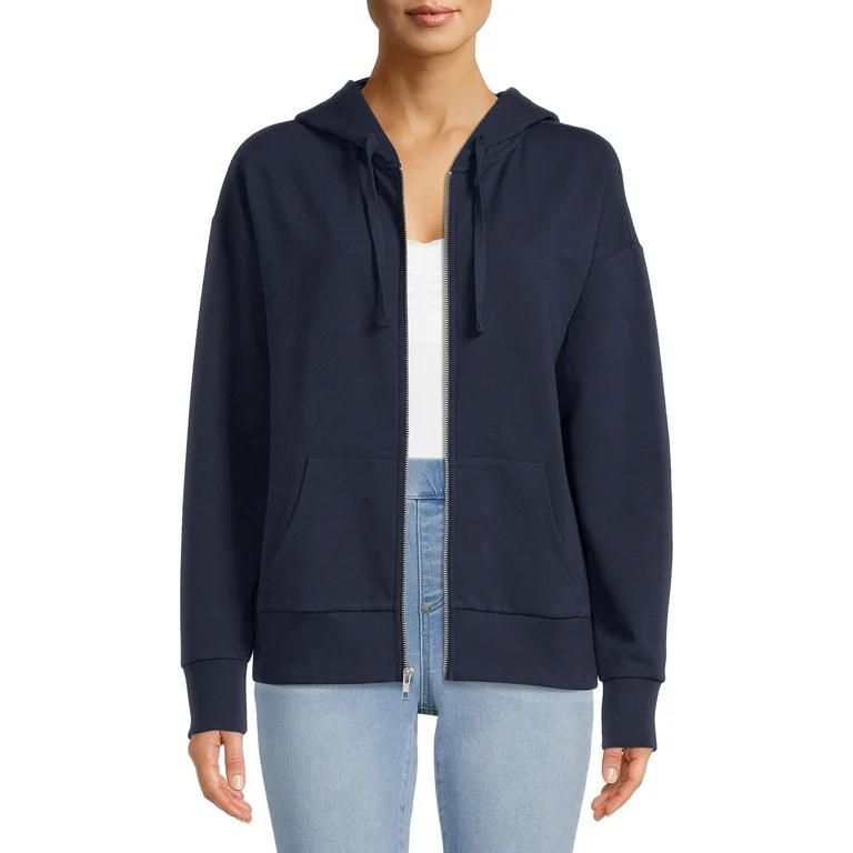 Time and Tru Women's Zip Up Hoodie | Walmart (US)