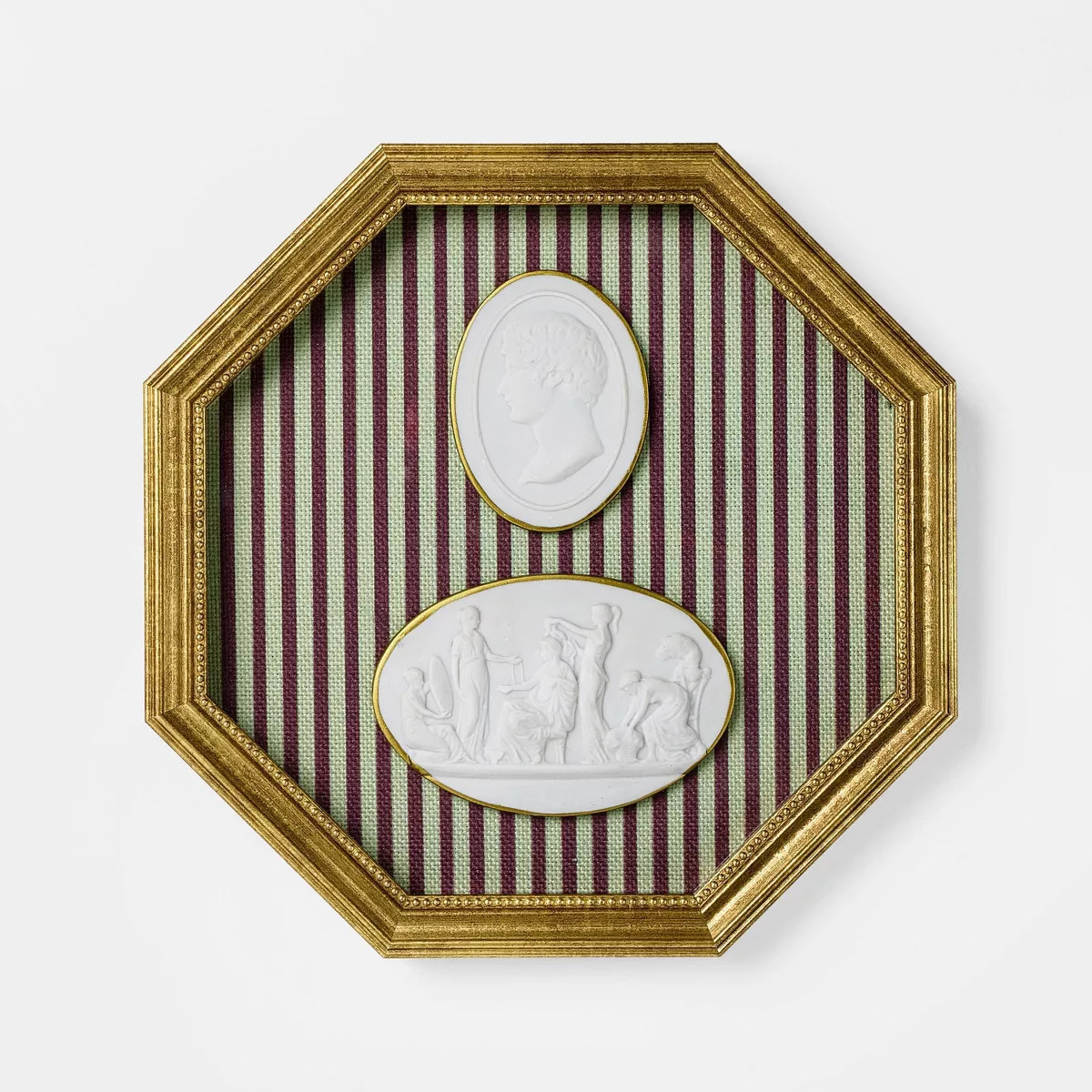 10"x10" Intaglio Busts Wall Art - Threshold™ designed with Studio McGee | Target