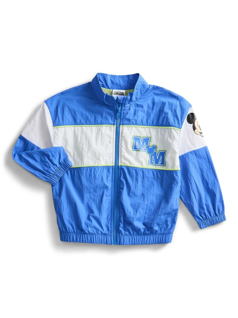 Mickey Mouse Toddler Full Zip Jacket with Long Sleeves, Sizes 12M-5T | Walmart (US)