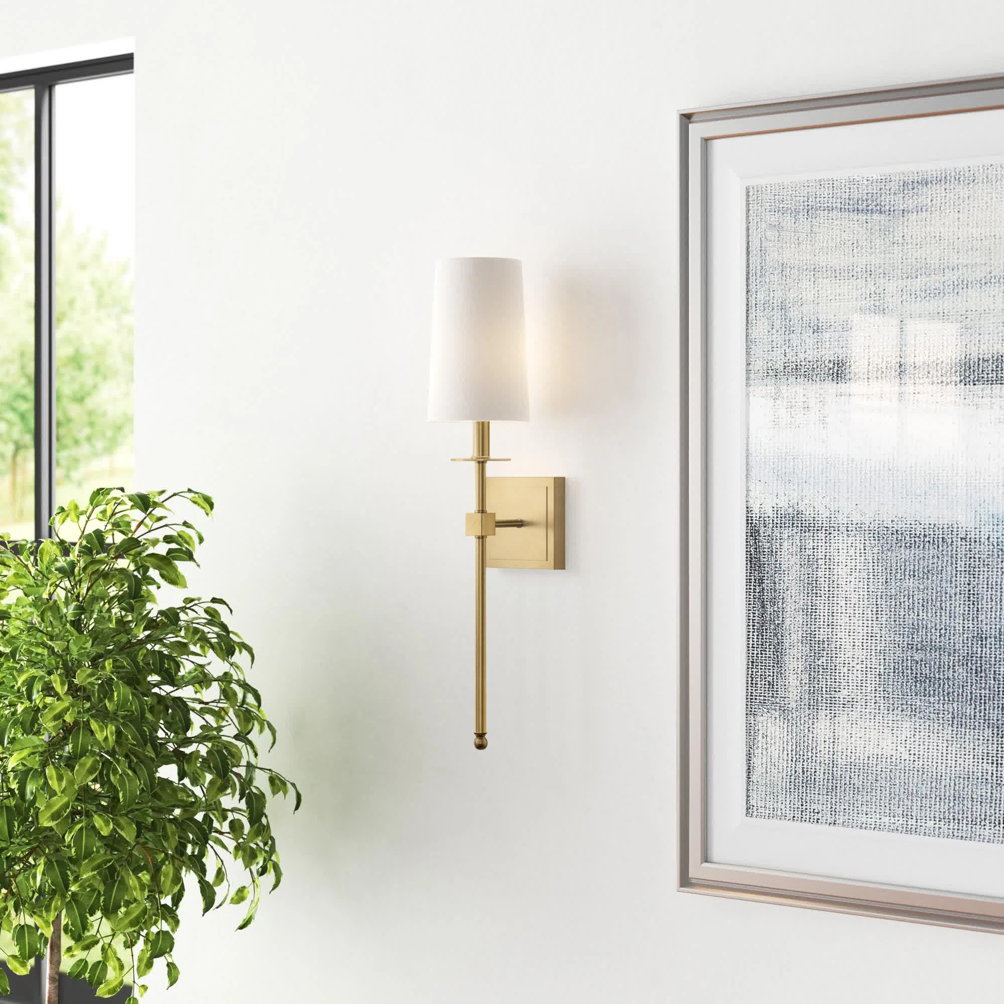 Three Posts™ Vicksburg 1 - Light Dimmable Armed Sconce & Reviews | Wayfair | Wayfair North America