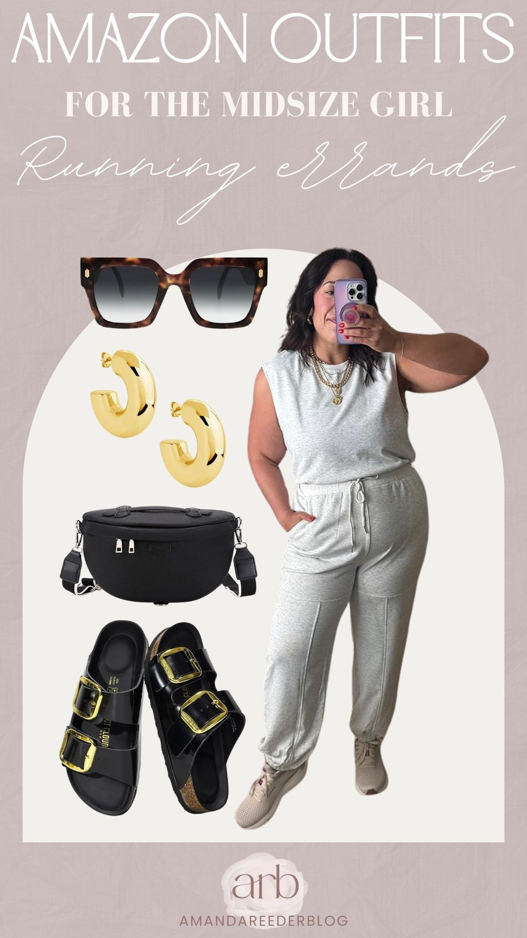 Amazon running errands outfit 〰️ jumpsuit is on sale now! ⭐️

Amazon outfit, Amazon fashion, loungewear, belt bag, sunglasses, gold hoops, sandals, running errands, everyday outfit 

#LTKMidsize #LTKFindsUnder50 #LTKStyleTip