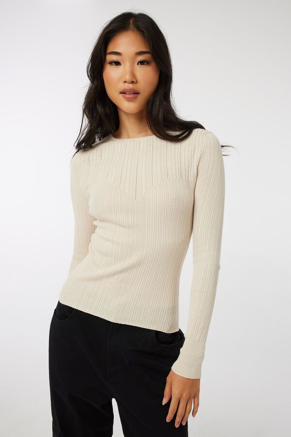 Bustier-Like Fine Knit Sweater | Ardene