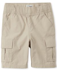 Boys Uniform Pull On Cargo Shorts - sandwash | The Children's Place