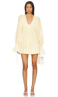 Shona Joy Limon Mini Dress in Lemonade from Revolve.com | Revolve Clothing (Global)
