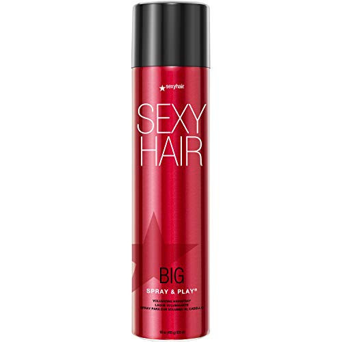SexyHair Big Spray & Play Volumizing Hairspray, 16 Oz | Hold and Shine | Up to 72 Hour Humidity Resistance | All Hair Types | Amazon (US)