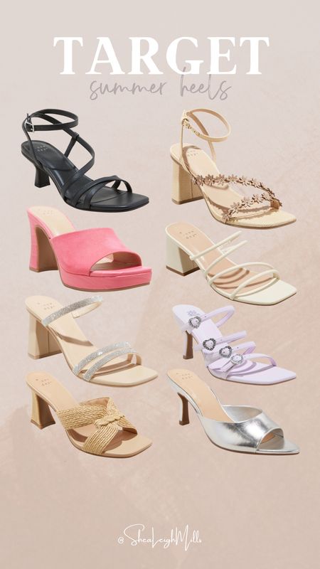Target heels I’m loving 

#targetshoes #targetstyle #springstyle #summerheels #summerstyle #vacation #weddingguest #highheels 

#LTKSeasonal #LTKshoecrush #LTKfindsunder50