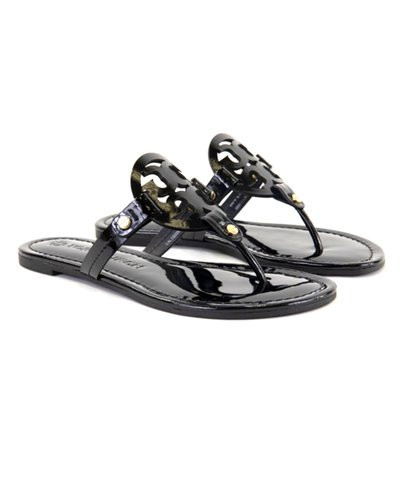 Perfect Black Miller Leather Sandal - Women | Zulily