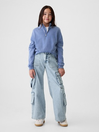 Kids Mid Rise Double Cargo Baggy Jeans | Gap (US)